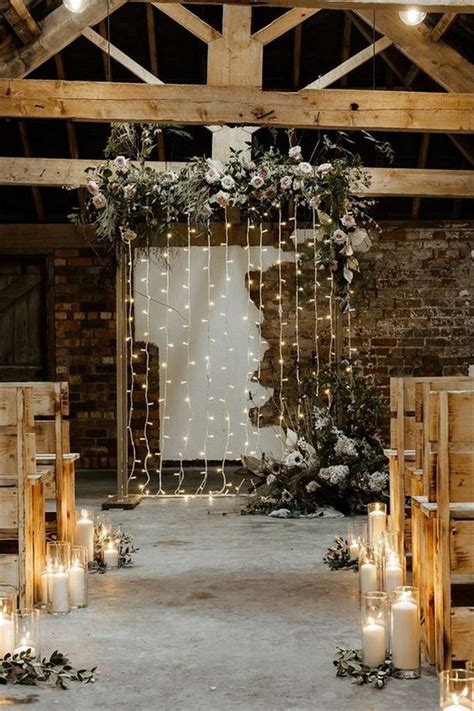 20 Timeless Indoor Wedding Ceremony Decoration Ideas - EmmaLovesWeddings