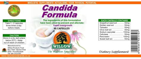 Candida Formula - 90 Caps - Natures Own Pharmacy