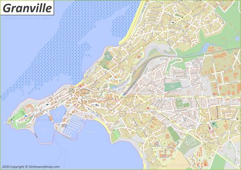 Granville Map | France | Discover Granville with Detailed Maps