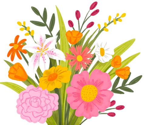 Flower Bouquet Drawing Simple | Best Flower Site