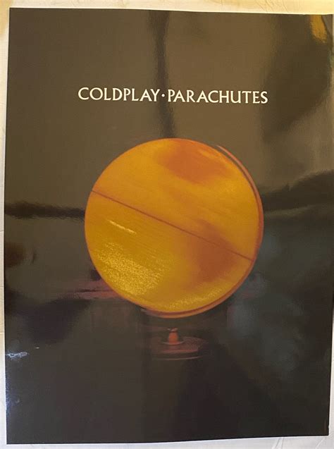 Coldplay Parachutes Album Poster - Jam Band Merch