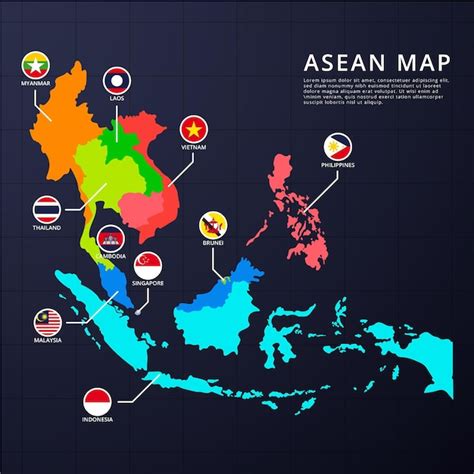 Asean Map Printable