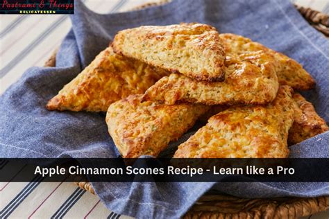Apple Cinnamon Scones Recipe - Learn like a Pro - Pastrami and Things