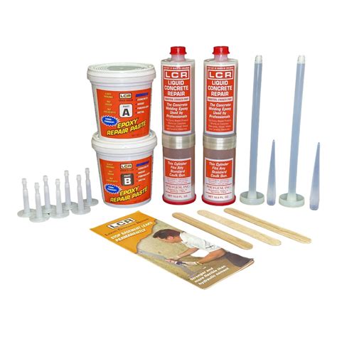 Polygem Liquid Concrete Repair LCR Kit Cement Crack Filler Paste Kit 2735LCR DIY