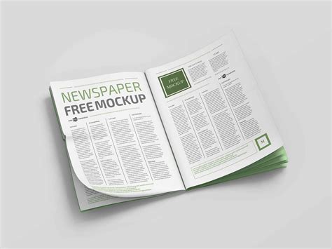 2 Free Newspaper Mockups (PSD)