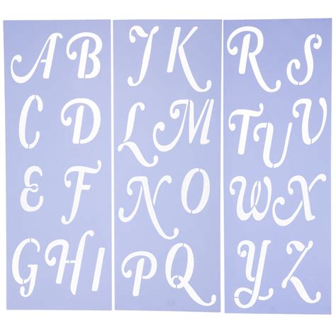 Mayfair Uppercase Alphabet Stencils | Hobby Lobby | 1433374