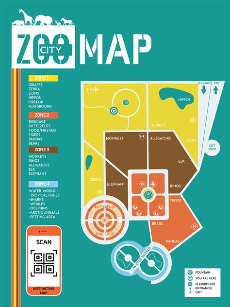 Zoo City Map and Mobile app design on Behance