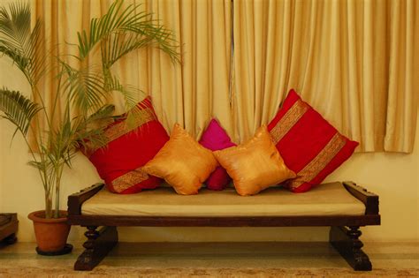 Living Room Bhartiya Baithak Furniture - Home Design Ideas