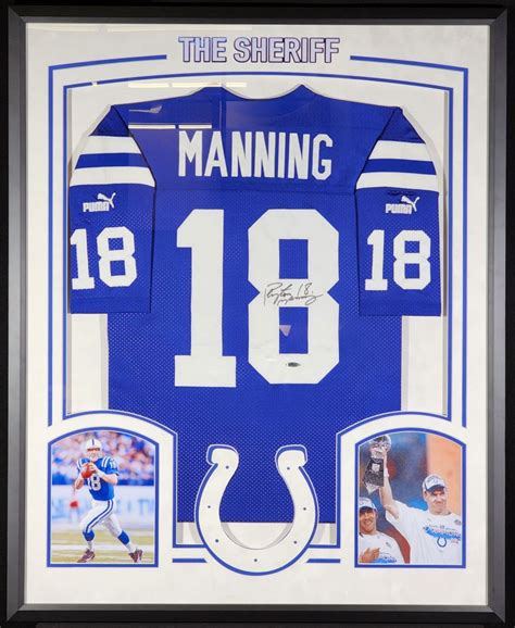 Peyton Manning Signed Indianapolis Colts Jersey - UDA - Weekly Sunday ...