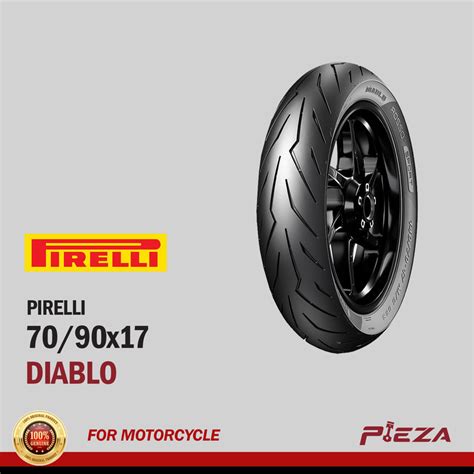 PIRELLI Diablo Motorcycle Tires 70/90x17 - Pieza Automotive PH