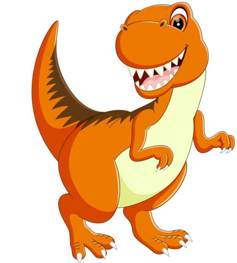 Dinosaur Cartoon Clip Art, Vector Images & Illustrations - iStock