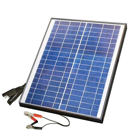 Nature Power 20-Watt Polycrystalline Solar Panel for 12-Volt Charging ...