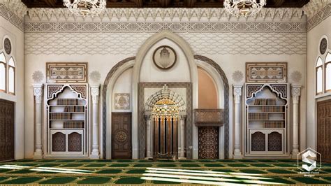 Check out this @Behance project: "Mosque interior mehrab" https://www ...