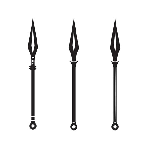 Spear Vector icon design illustration 3316854 Vector Art at Vecteezy