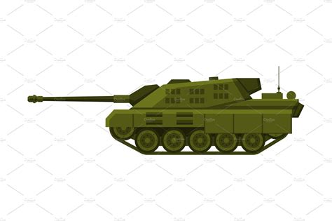 Green Military Tank, Heavy Special – MasterBundles