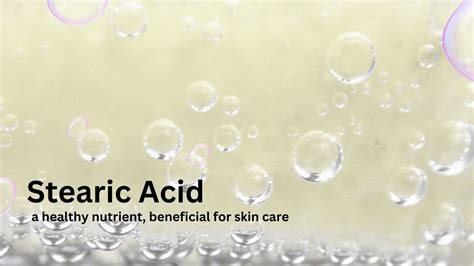 Stearic Acid in Skincare Products – PUREWINS