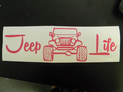 Jeep Life Vinyl Decal Sticker