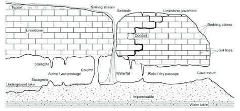 Limestone Caves Diagram