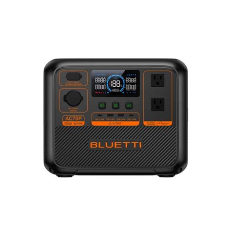 Bluetti AC70P 1000W / 864Wh Portable Power Station + Choose Your Custo ...