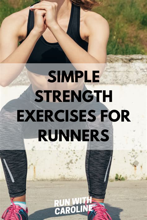 6 simple strength exercises for runners - Run With Caroline