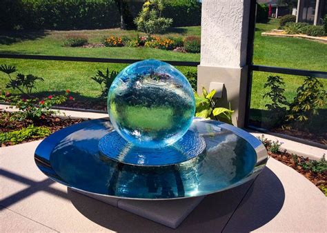 Sphere Fountains & Water Features For Your Garden | Allison Armour ...