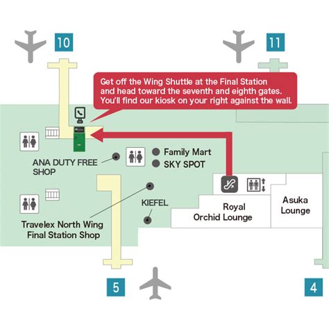 Kansai International Airport Map