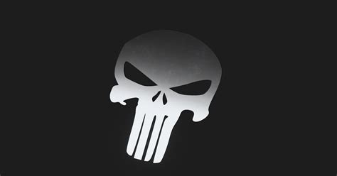 The Punisher Skull Logo by ToxicMaxi | Download free STL model ...