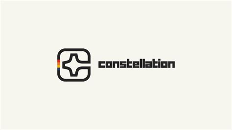 Constellation — Starfield Retrofuturistic Logo on Behance ...