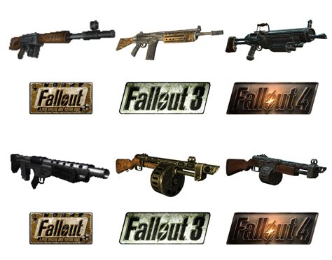 Pepper Cat Collection - askwrathreview: Fallout weapons evolution...