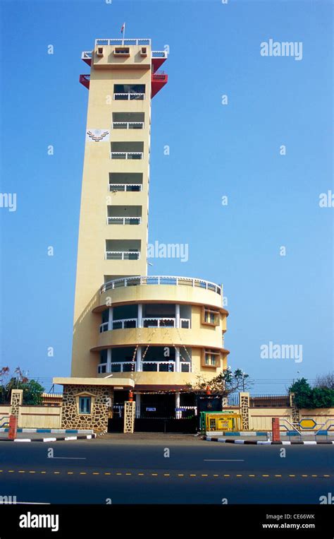 Chennai Marina Lighthouse ; Madras Lighthouse ; modern building ...