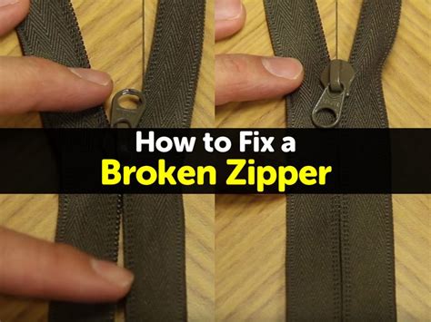 How to Fix a Broken Zipper