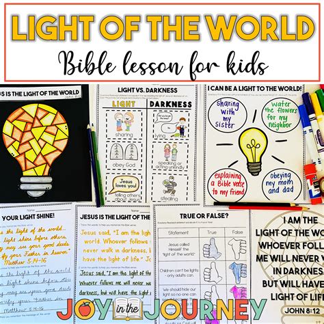 Light of the World: FREE Bible Lesson for Kids