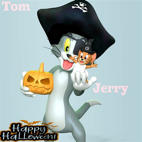 Bon Bon Art - Tom - Jerry With Halloween