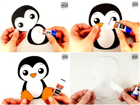 Build-A-Penguin Craft for Kids with Free Templates