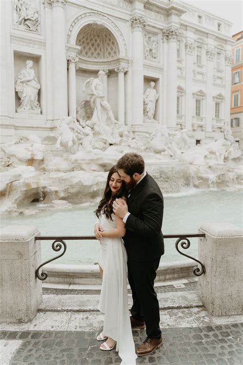 Trevi Fountain Wedding Rome | Emma + Jayce | Silvia Poropat Weddings