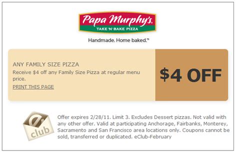 Printable Papa Murphy’s Coupons Online Deals October 2018 | Free Printable Coupons for 2018