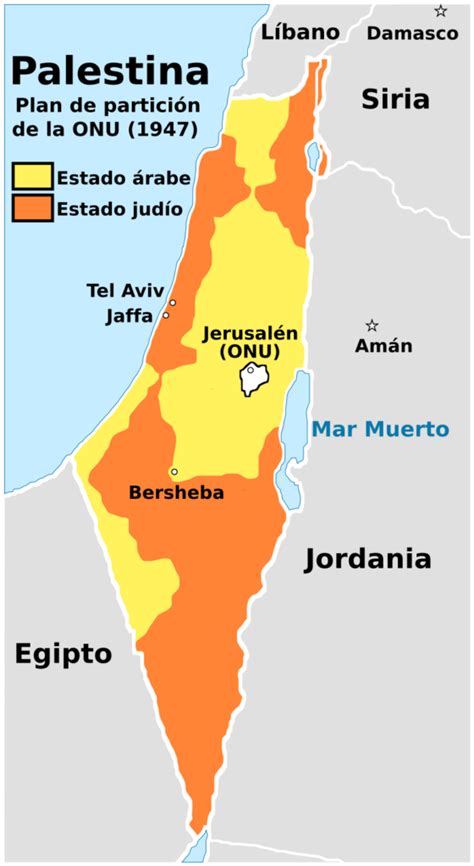 Plan de la ONU de 1947 para la partición de Palestina – Recortes de ...