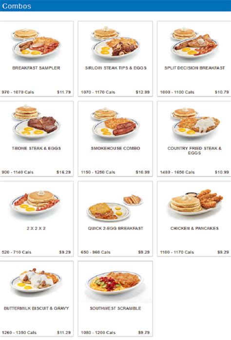 IHOP Menu with Prices - Ihop Breakfast Menu & Specials - March 2024 ...