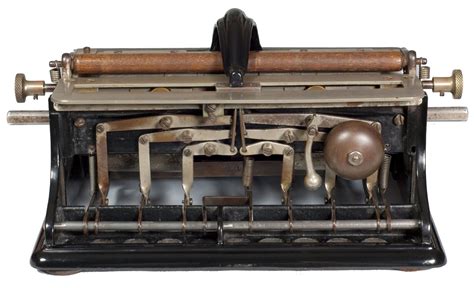 Hall Braille-writer 1 - Antique Typewriters