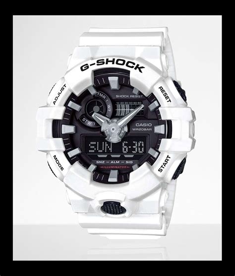 G-Shock GA700-7A Watch - Men's Watches in White | Buckle