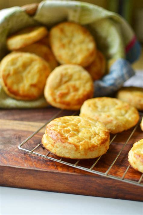 Buttermilk Cheddar Cheese Biscuits - The Little Ferraro Kitchen