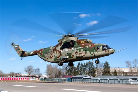 The biggest helicopter in the world Mi-26T2V completes preliminary ...