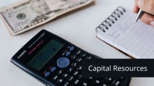 Capital Resources Definition - Meaning, Types And Aids In Production