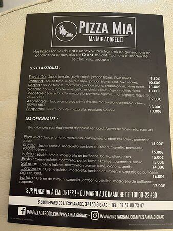 PIZZA MIA, Gignac - Restaurant Reviews, Photos & Phone Number - Tripadvisor