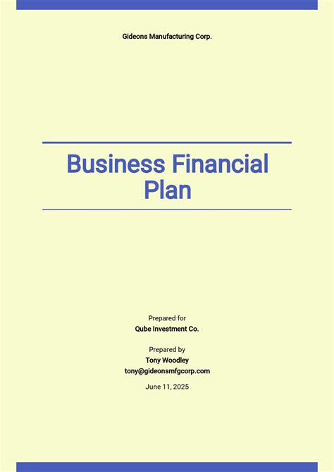 Business Plan Financial Templates - 15+ Docs, Free Downloads | Template.net