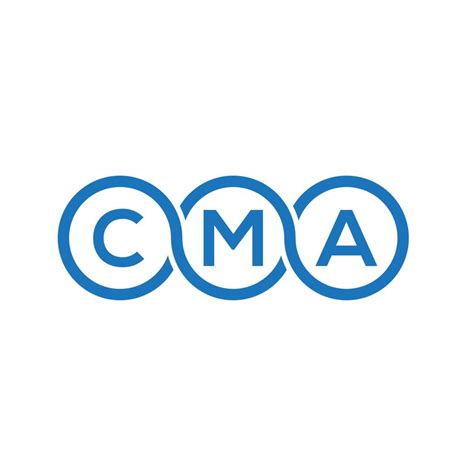 CMA letter logo design on white background. CMA creative initials ...