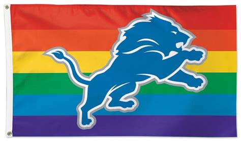 Detroit Lions Flag 3x5 Pride Rainbow NFL | Heartland Flags – HeartlandFlags