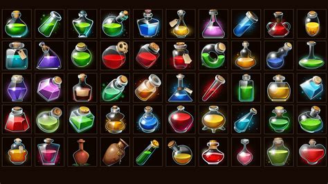 Potion Icons in Textures - UE Marketplace