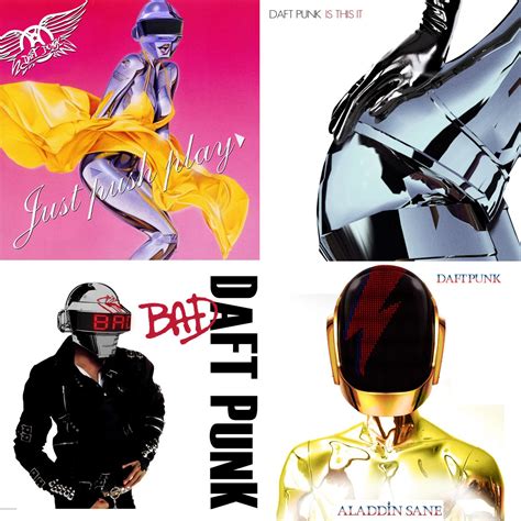 I re-imagined some iconic album covers as Daft Punk albums : r/DaftPunk
