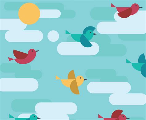 Sky Full Of Birds Vector Art & Graphics | freevector.com